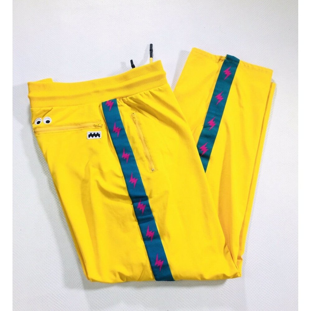 GUESS X J BALVIN TRACK PANTS YELLOW 36x30